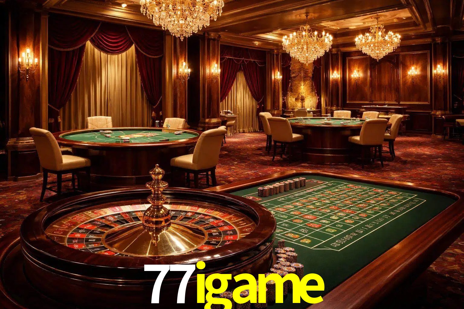 Una escena premium de mesa de casino en vivo con cartas, elementos de ruleta y un ambiente pulido de estudio de transmisión.